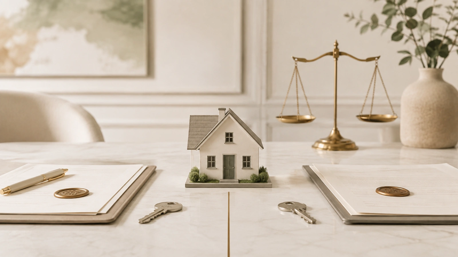 Llaves y documentación de una vivienda perteneciente a varios copropietarios